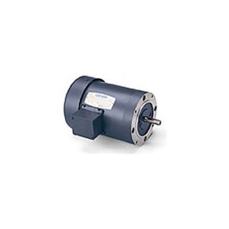 LEESON ELECTRIC Leeson.00, Premium Eff., 1 HP, 1760 RPM, 208-230/460V, 56C, TEFC, C-Face Footless 114638